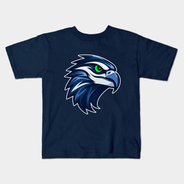 Seahawks Kids T-Shirt by DavidLoblaw